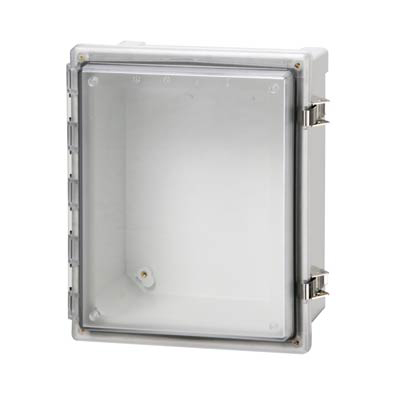 Fibox AR12106CHSSLT Polycarbonate Electrical Enclosure w/Clear Cover