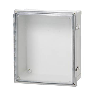 Fibox AR16148CHSST Polycarbonate Electrical Enclosure w/Clear Cover