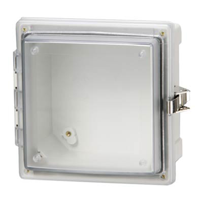 Fibox AR664CHSSLT Polycarbonate Electrical Enclosure w/Clear Cover