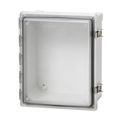 Fibox ARK1086CHSSLT Polycarbonate Electrical Enclosure w/Clear Cover