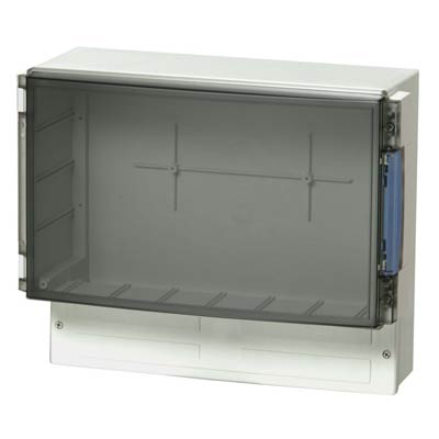 Fibox PC 36/31-3 Polycarbonate Electronic Enclosure w/Clear Cover