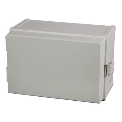 Fibox UL CAB PC 203018 G Polycarbonate Electronic Enclosure w/Solid Cover