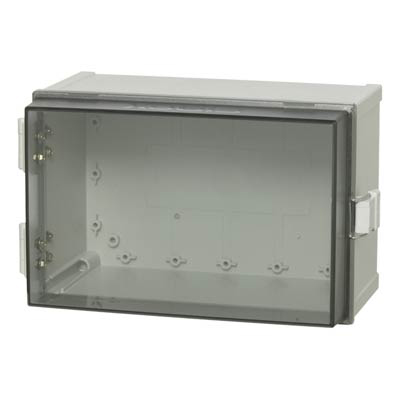 Fibox UL CAB PC 203018 T Polycarbonate Electronic Enclosure w/Clear Cover