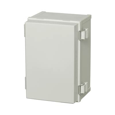 Fibox UL CAB PC 302018 G Polycarbonate Electronic Enclosure w/Solid Cover