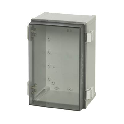 Fibox UL CAB PC 302018 T Polycarbonate Electronic Enclosure w/Clear Cover