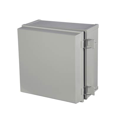 Fibox UL CAB PC 303018 G Polycarbonate Electronic Enclosure w/Solid Cover