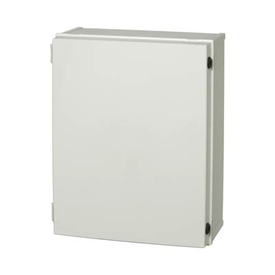 Fibox UL CAB PC 403018 G3B Polycarbonate Electronic Enclosure w/Solid Cover