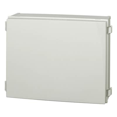 Fibox UL CAB PC 405020 G Polycarbonate Electronic Enclosure w/Solid Cover