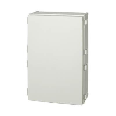Fibox UL CAB PC 604022 G Polycarbonate Electronic Enclosure w/Solid Cover