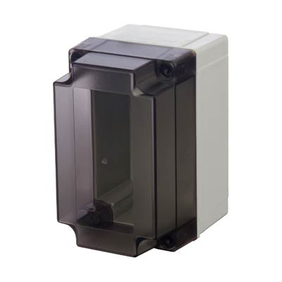 Fibox UL PC 100/100 HT Polycarbonate Electrical Enclosure w/Clear Cover