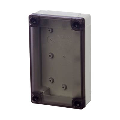 Fibox UL PC 100/35 LT Polycarbonate Electrical Enclosure w/Clear Cover