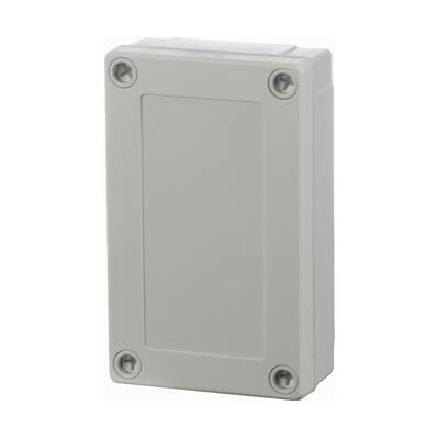 Fibox UL PC 100/50 LG Polycarbonate Electrical Enclosure w/Solid Cover