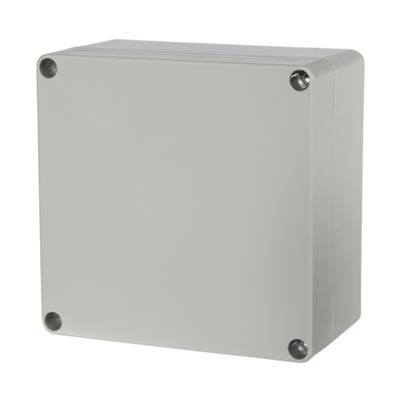 Fibox UL PC 121207 Polycarbonate Electronic Enclosure w/Solid Cover