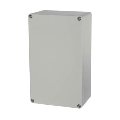 Fibox UL PC 122008 Polycarbonate Electronic Enclosure w/Solid Cover