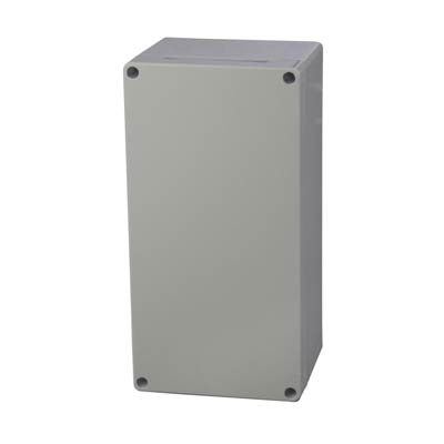 Fibox UL PC 122410 Polycarbonate Electronic Enclosure w/Solid Cover