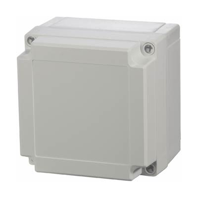 Fibox UL PC 125/100 HG Polycarbonate Electrical Enclosure w/Solid Cover