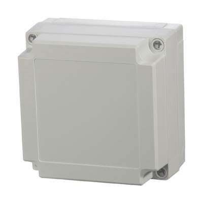 Fibox UL PC 125/100 LG Polycarbonate Electrical Enclosure w/Solid Cover
