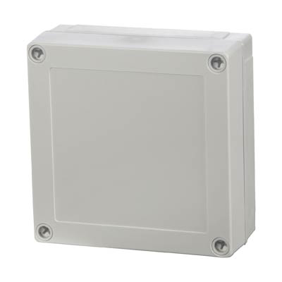 Fibox UL PC 125/35 LG Polycarbonate Electrical Enclosure w/Solid Cover