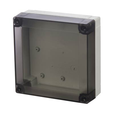 Fibox UL PC 125/50 LT Polycarbonate Electrical Enclosure w/Clear Cover
