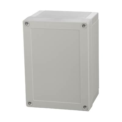 Fibox UL PC 150/100 XHG Polycarbonate Electrical Enclosure w/Solid Cover
