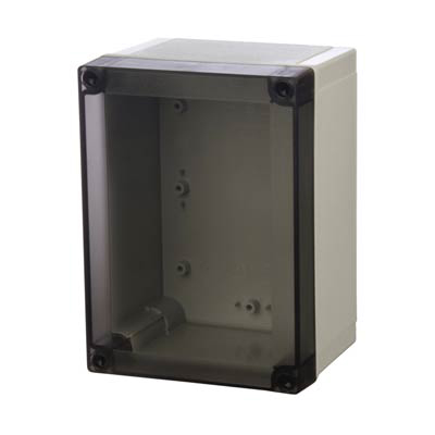 Fibox UL PC 150/100 XHT Polycarbonate Electrical Enclosure w/Clear Cover