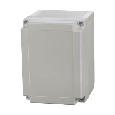 Fibox UL PC 150/125 XHG Polycarbonate Electrical Enclosure w/Solid Cover