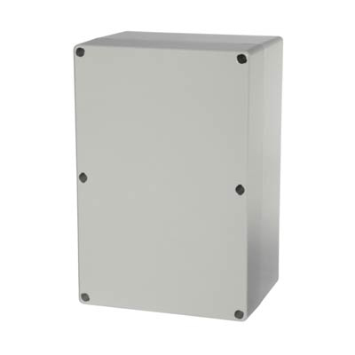 Fibox UL PC 162412 Polycarbonate Electronic Enclosure w/Solid Cover