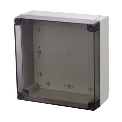 Fibox UL PC 175/75 HT Polycarbonate Electrical Enclosure w/Clear Cover