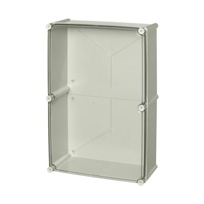 Fibox UL PC 5638 18 T Polycarbonate Electronic Enclosure w/Clear Cover