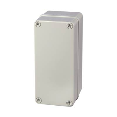 Fibox UL PC D 65 G Polycarbonate Electronic Enclosure w/Solid Cover