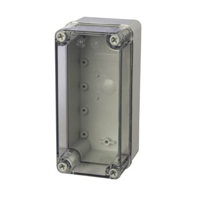 Fibox UL PC D 85 T Polycarbonate Electronic Enclosure w/Clear Cover