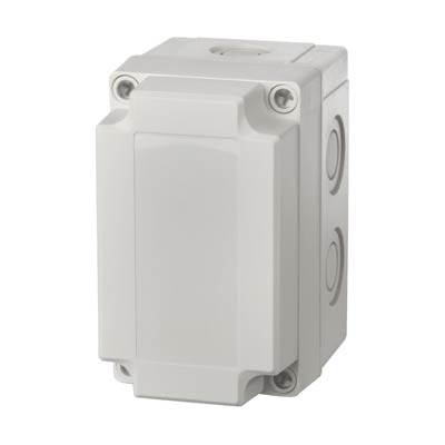 Fibox UL PCM 100/125 G Polycarbonate Electrical Enclosure w/Solid Cover