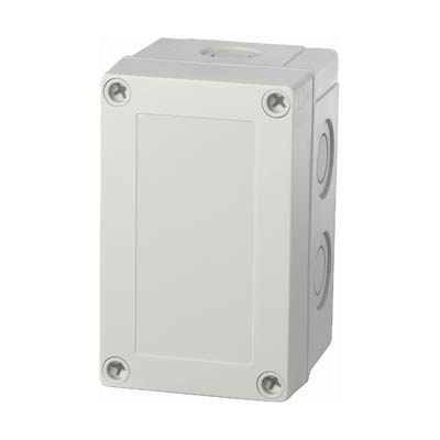 Fibox UL PCM 100/60 G Polycarbonate Electrical Enclosure w/Solid Cover