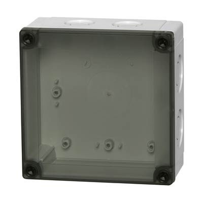 Fibox UL PCM 125/60 T Polycarbonate Electrical Enclosure w/Clear Cover