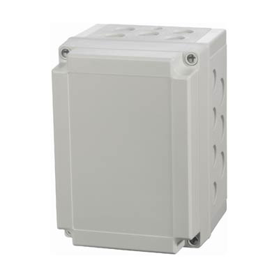 Fibox UL PCM 150/125 XG Polycarbonate Electrical Enclosure w/Solid Cover