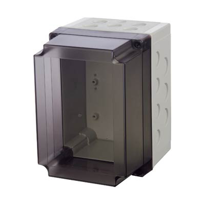 Fibox UL PCM 150/150 XT Polycarbonate Electrical Enclosure w/Clear Cover