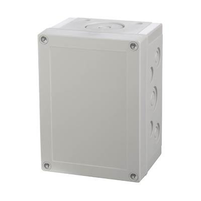 Fibox UL PCM 150/85 XG Polycarbonate Electrical Enclosure w/Solid Cover