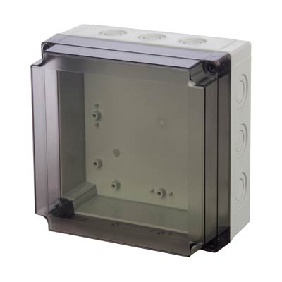 Fibox UL PCM 175/100 T Polycarbonate Electrical Enclosure w/Clear Cover
