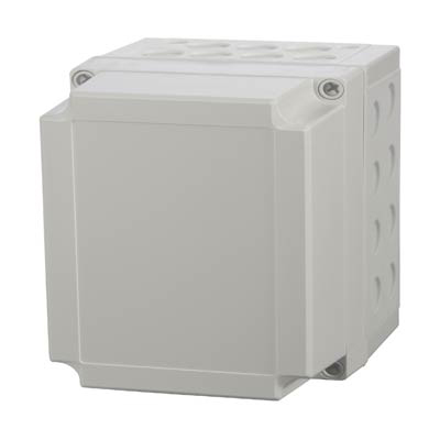 Fibox UL PCM 175/125 XG Polycarbonate Electrical Enclosure w/Solid Cover