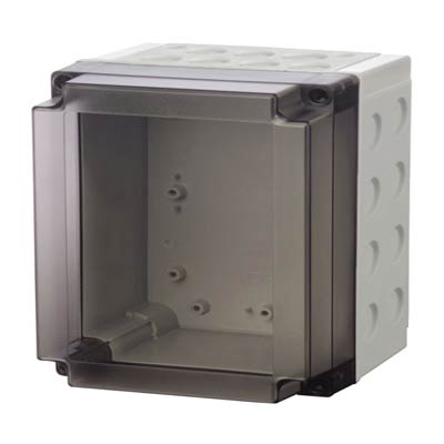 Fibox UL PCM 175/175 XT Polycarbonate Electrical Enclosure w/Clear Cover
