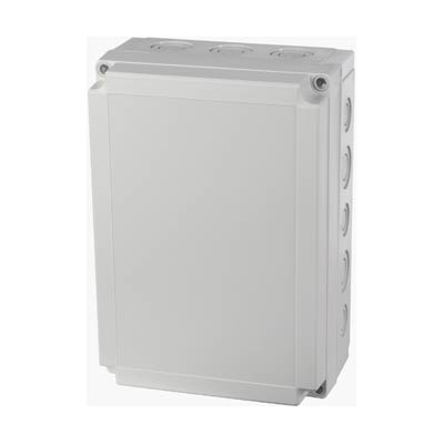 Fibox UL PCM 200/100 G Polycarbonate Electrical Enclosure w/Solid Cover