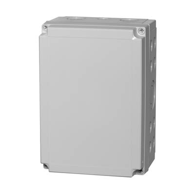 Fibox UL PCM 200/125 XG Polycarbonate Electrical Enclosure w/Solid Cover