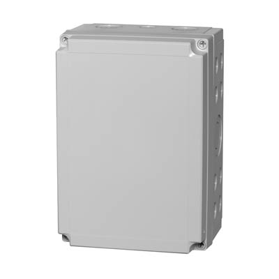 Fibox UL PCM 200/175 XG Polycarbonate Electrical Enclosure w/Solid Cover