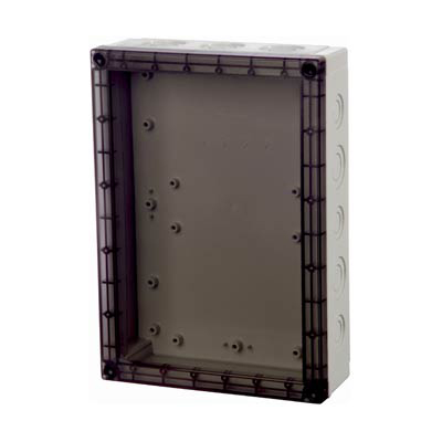 Fibox UL PCM 200/63 T Polycarbonate Electrical Enclosure w/Clear Cover