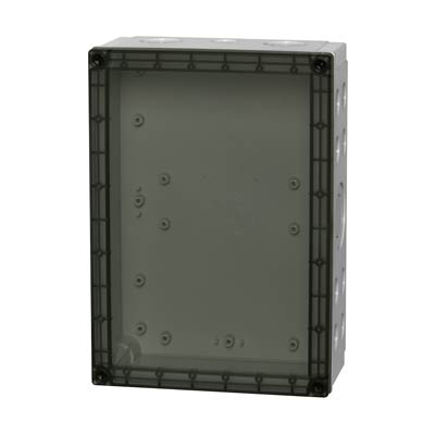 Fibox UL PCM 200/88 XT Polycarbonate Electrical Enclosure w/Clear Cover