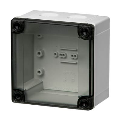 Fibox UL PCM 95/60 T Polycarbonate Electrical Enclosure w/Clear Cover