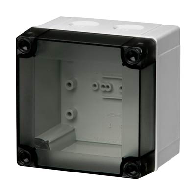 Fibox UL PCM 95/75 T Polycarbonate Electrical Enclosure w/Clear Cover