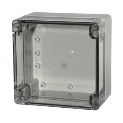 Fibox UL PCT 121208 Polycarbonate Electronic Enclosure w/Clear Cover