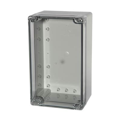 Fibox UL PCT 122009 Polycarbonate Electronic Enclosure w/Clear Cover