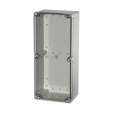 Fibox UL PCT 153410 Polycarbonate Electronic Enclosure w/Clear Cover